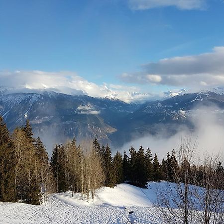 Appartement Clairiere Des Barzettes Avec Vue Magnifique Crans-Montana Exterior photo