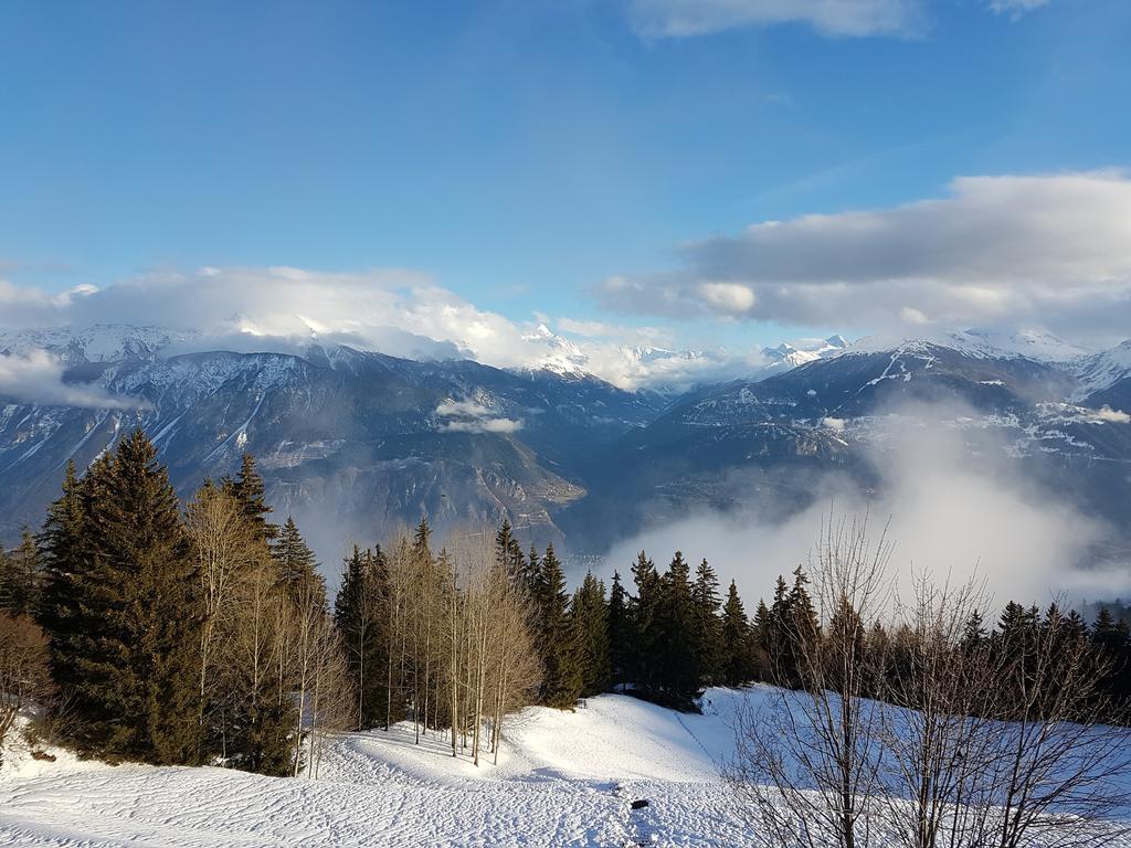 Appartement Clairiere Des Barzettes Avec Vue Magnifique Crans-Montana Exterior photo